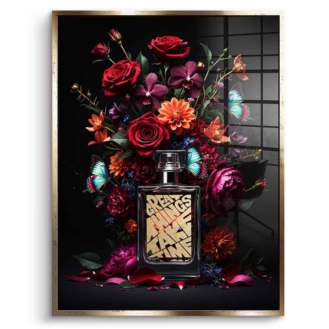 Świetne perfumy - szkło akrylowe