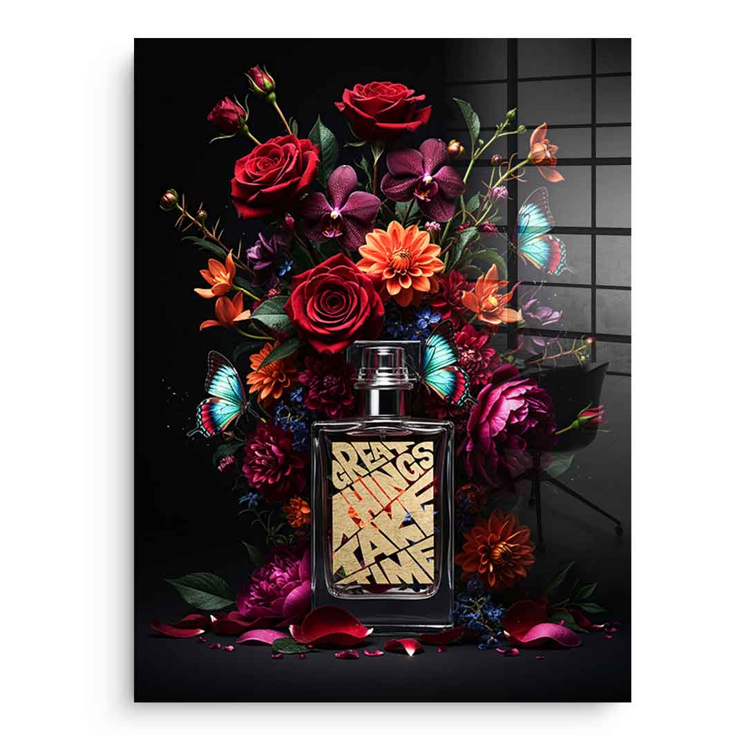 Świetne perfumy - szkło akrylowe