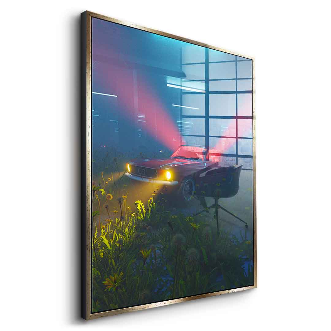 Green Garage - Acrylic glass