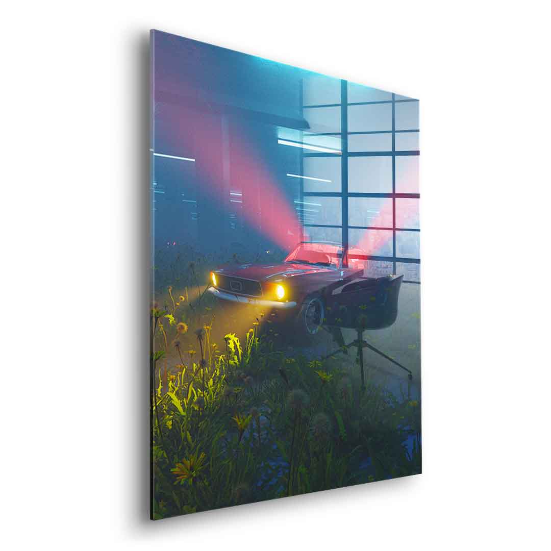 Green Garage - Acrylic glass