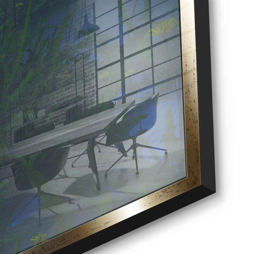 Green Garage - Acrylic glass