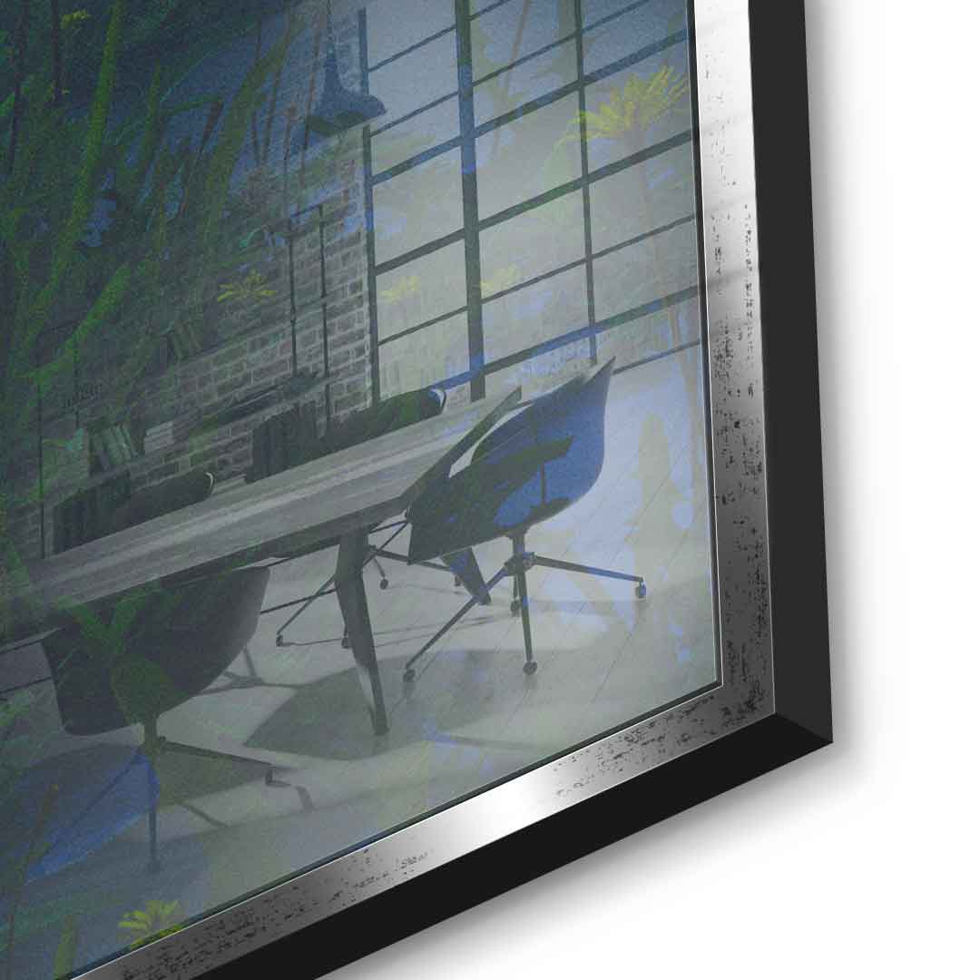 Green Garage - Acrylic glass