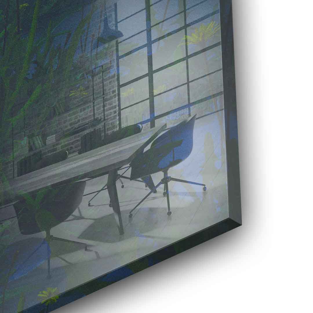 Green Garage - Acrylic glass