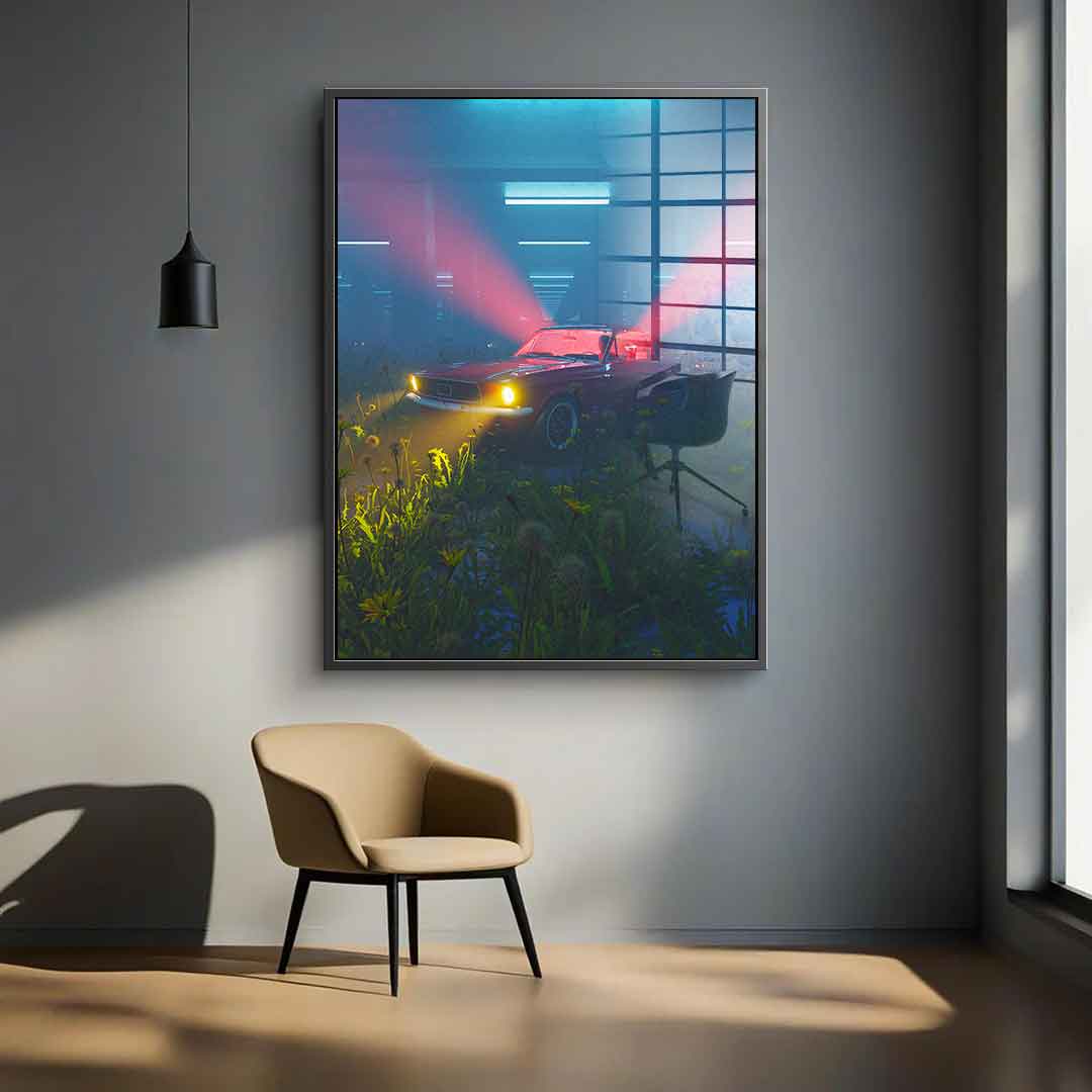 Green Garage - Acrylic glass