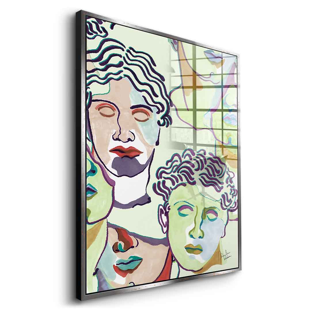 Griechische Statuen - Acrylglas