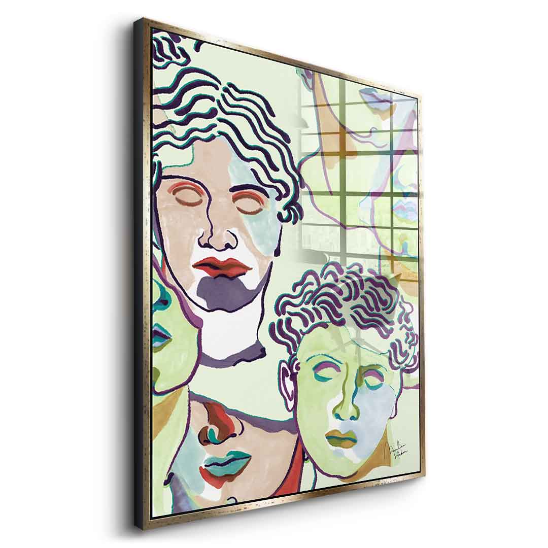 Griechische Statuen - Acrylglas