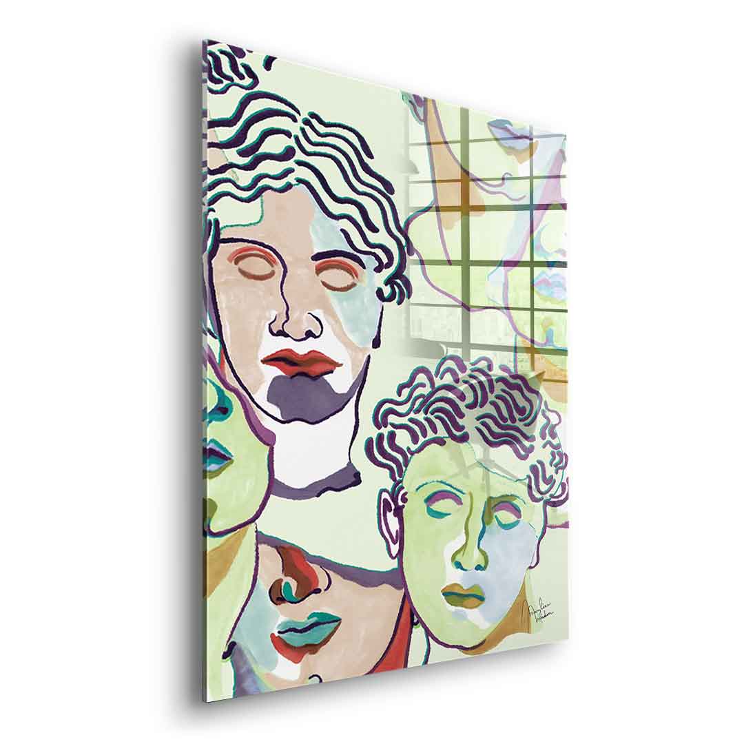 Griechische Statuen - Acrylglas