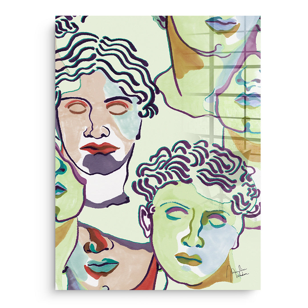 Griechische Statuen - Acrylglas