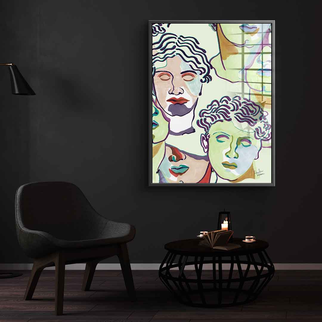 Griechische Statuen - Acrylglas
