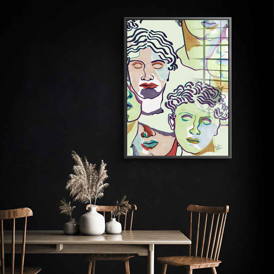 Griechische Statuen - Acrylglas