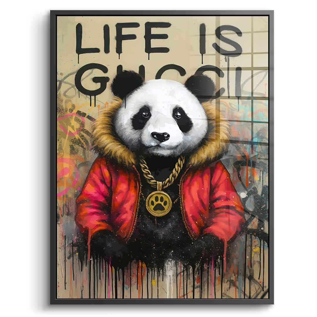 Gucci Panda - Acrylglas
