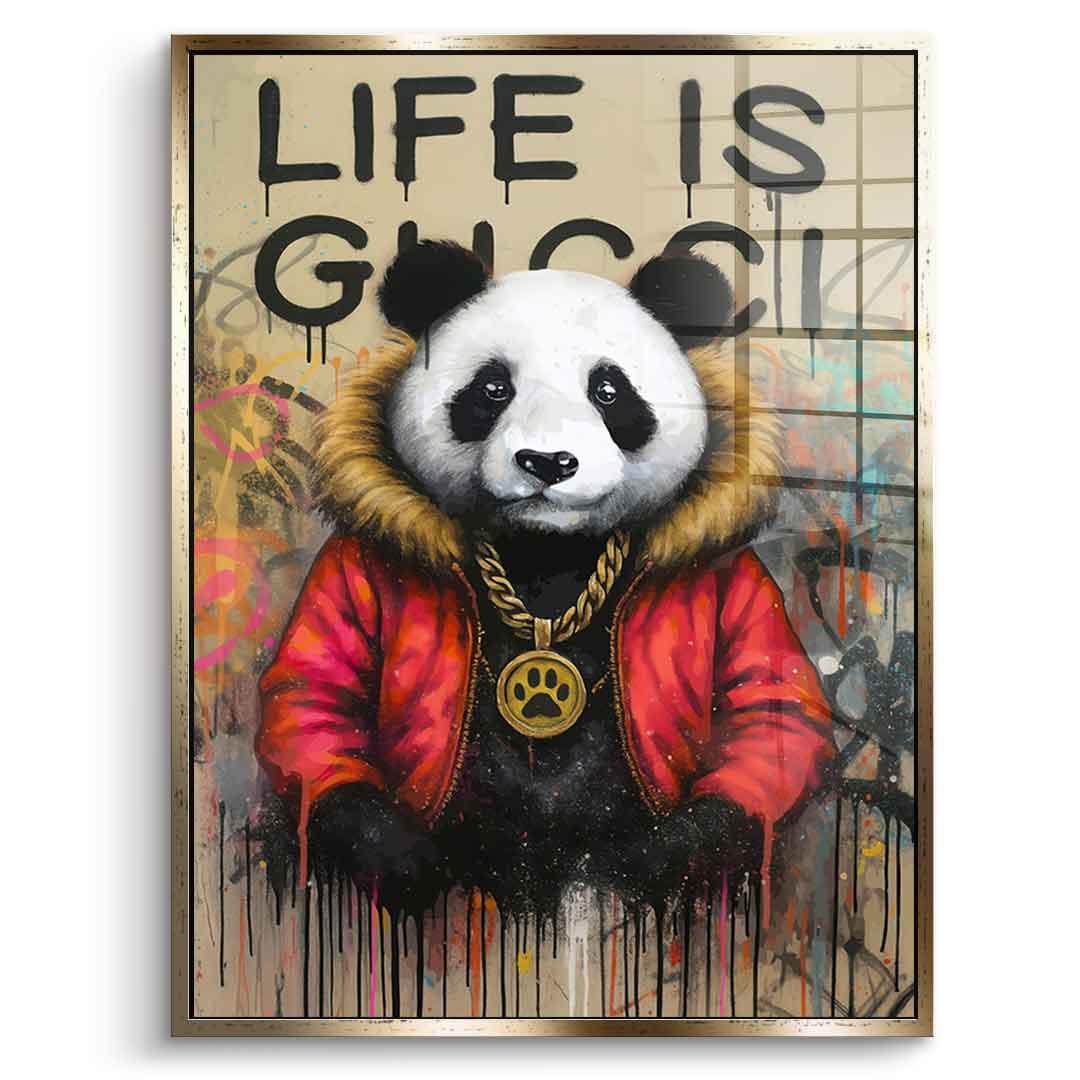 Gucci Panda - Acrylglas