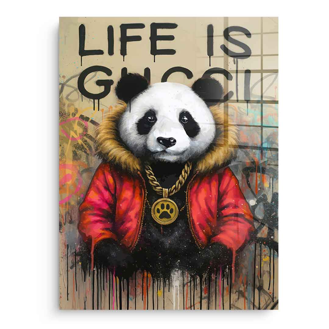 Gucci Panda - Acrylglas