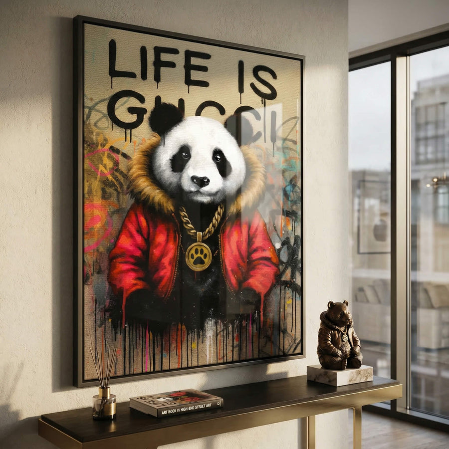 Gucci Panda - Szkło akrylowe