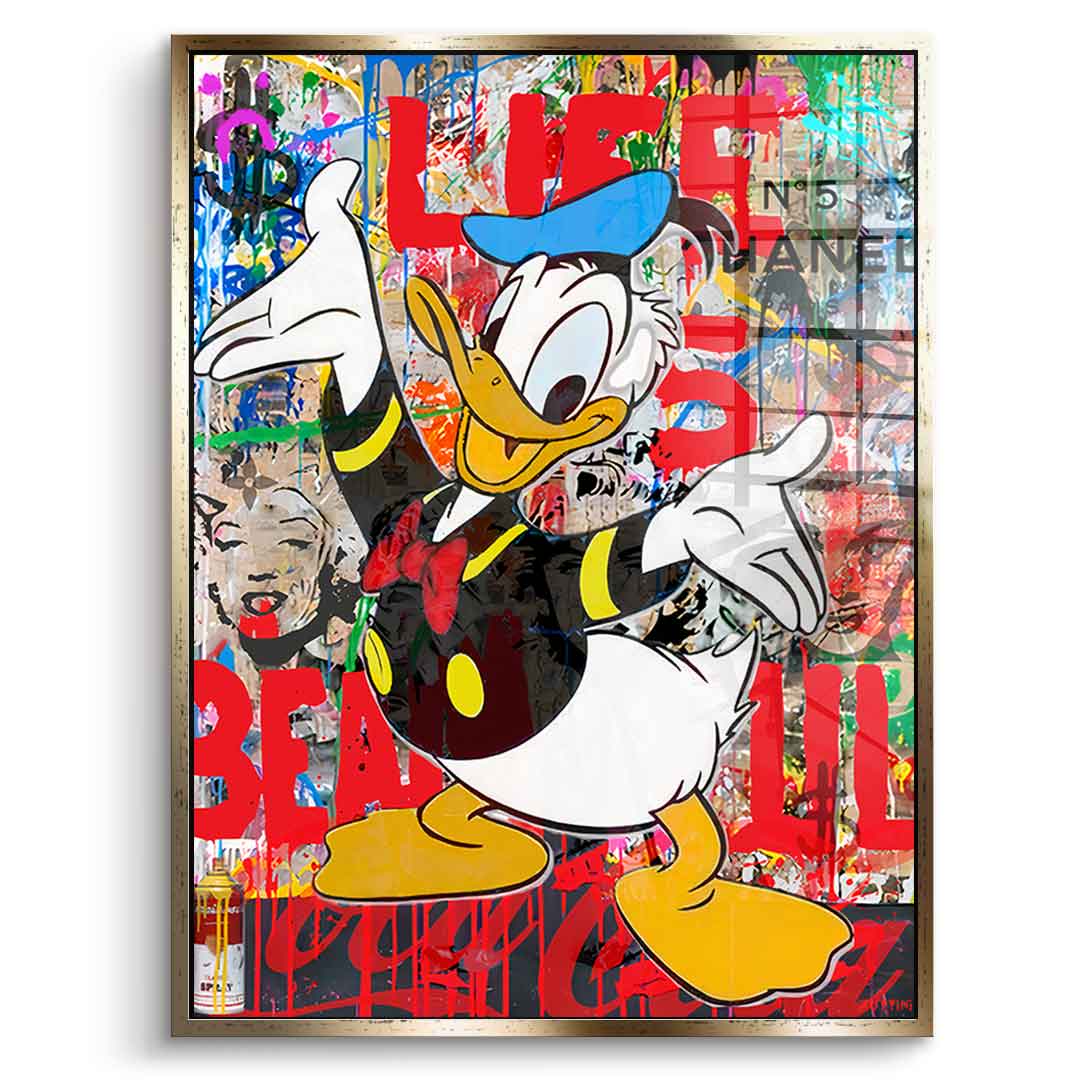 Happy Duck - Acrylglas