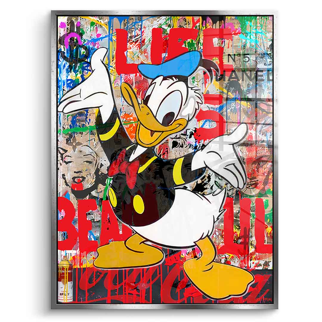Happy Duck - Acrylglas
