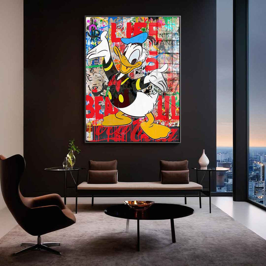 Happy Duck - Szkło akrylowe