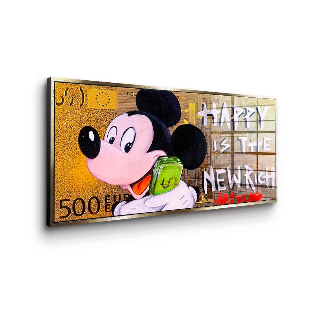 Happy Is The New Rich - Acrylglas