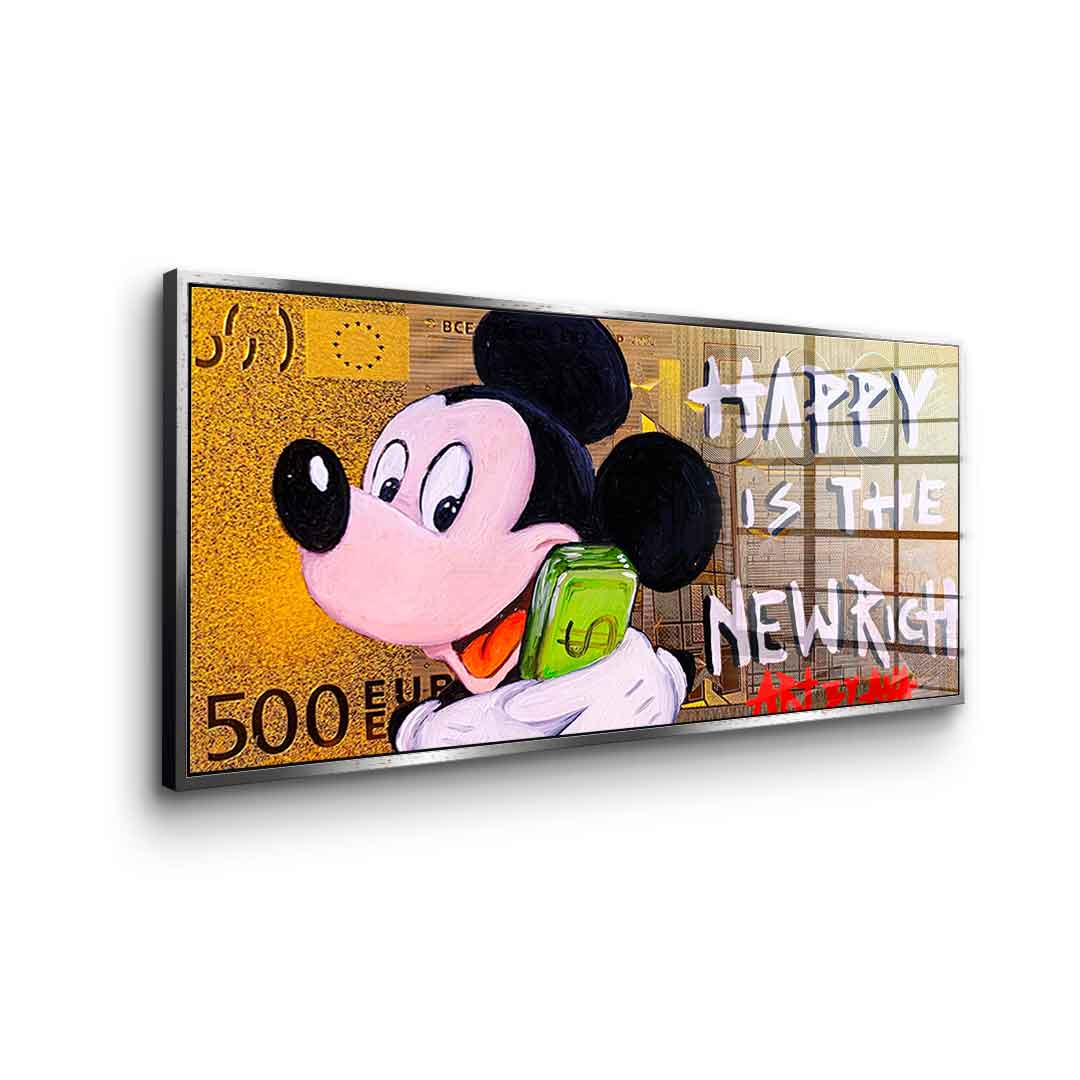 Happy Is The New Rich - Acrylglas