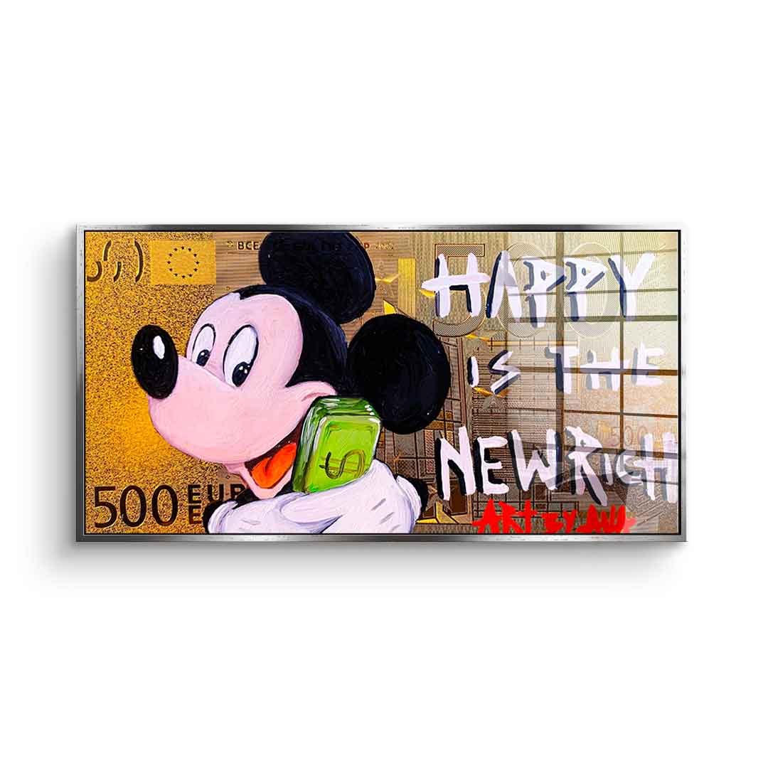 Happy Is The New Rich - Acrylglas