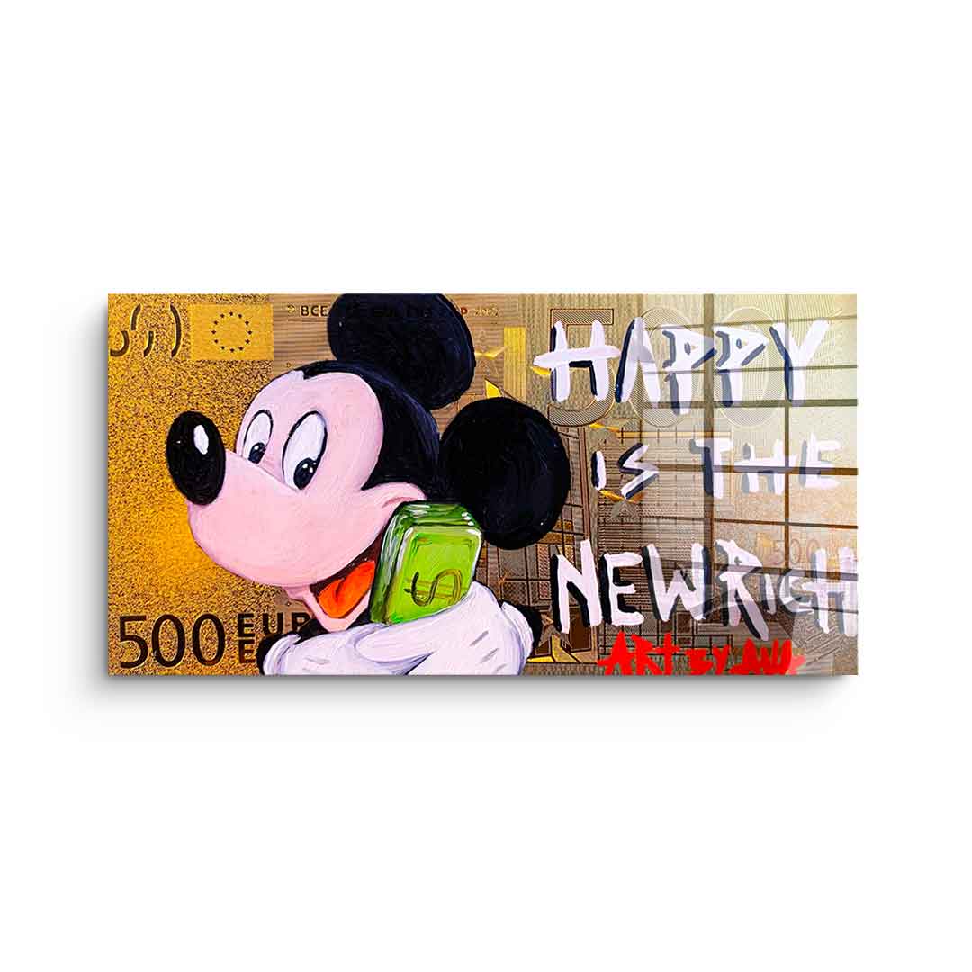 Happy Is The New Rich - Acrylglas