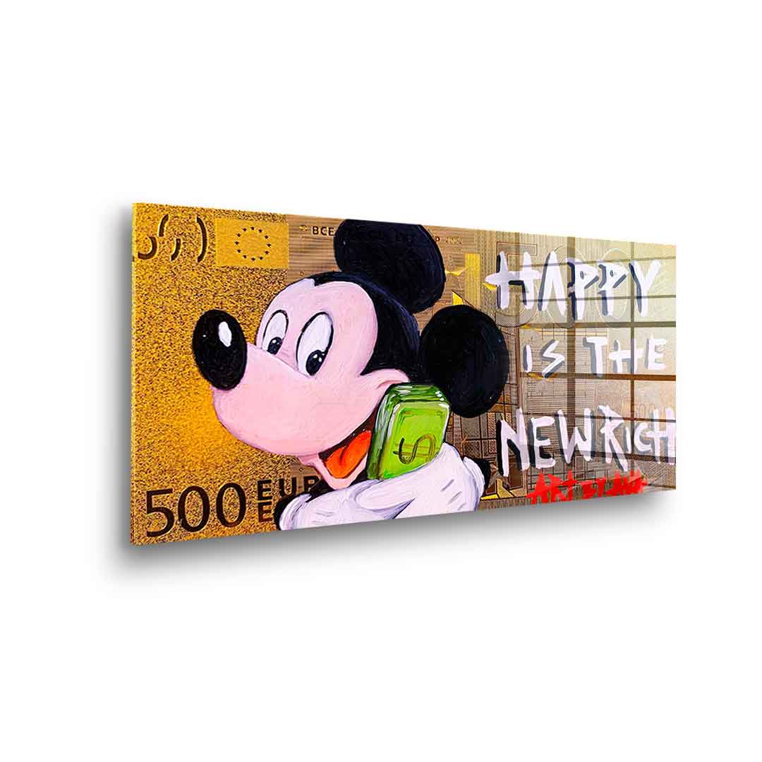 Happy Is The New Rich - Acrylglas