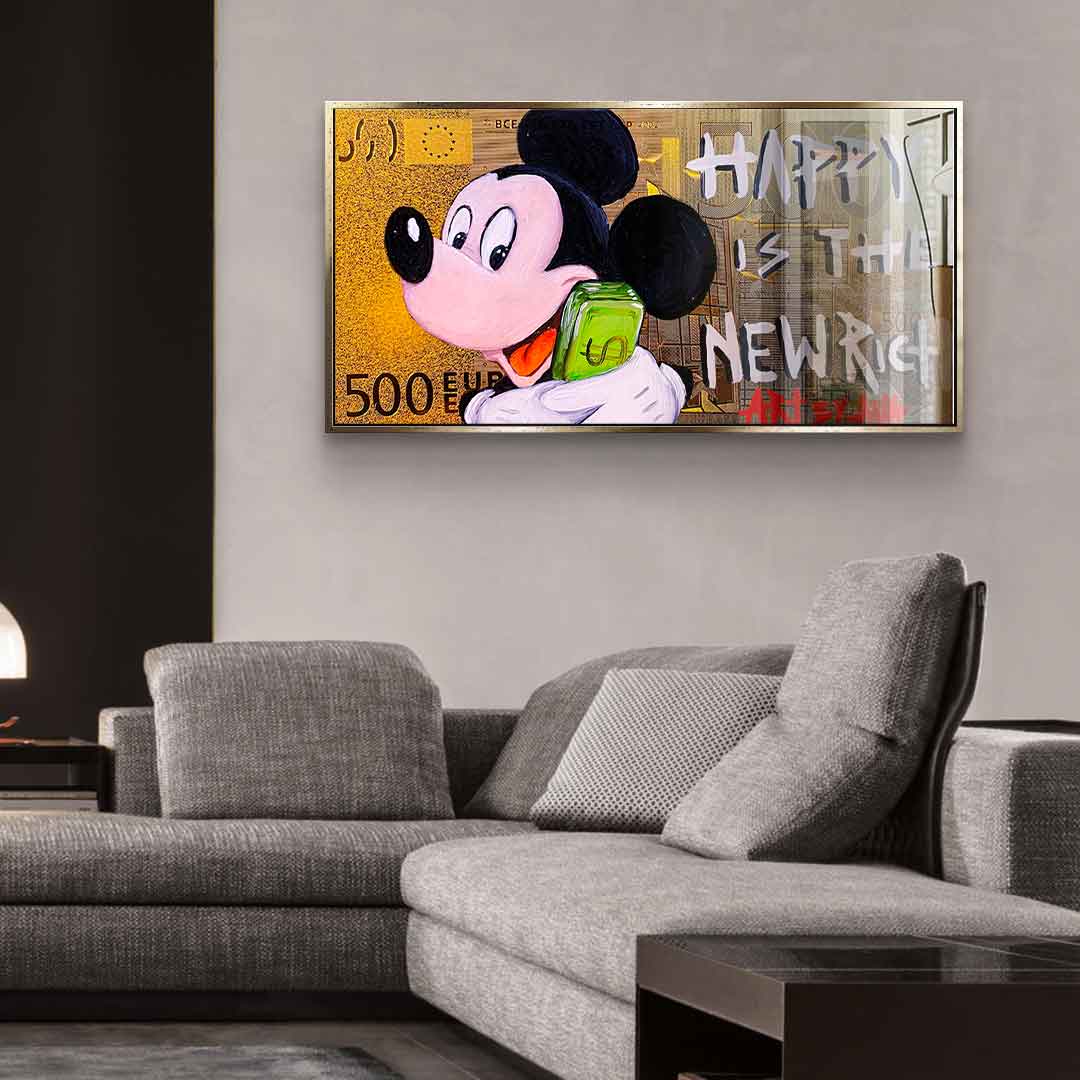 Happy Is The New Rich - Acrylglas