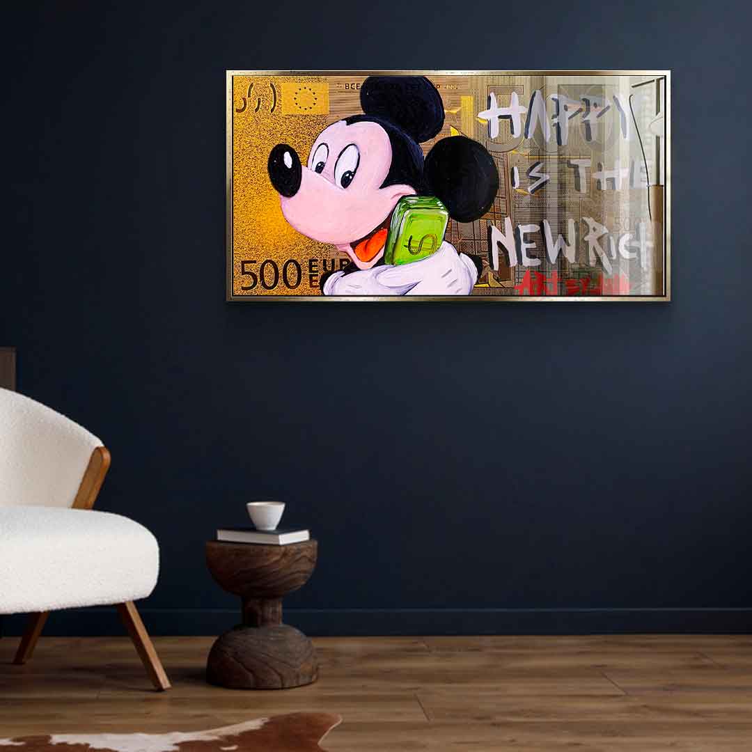 Happy Is The New Rich - Acrylglas