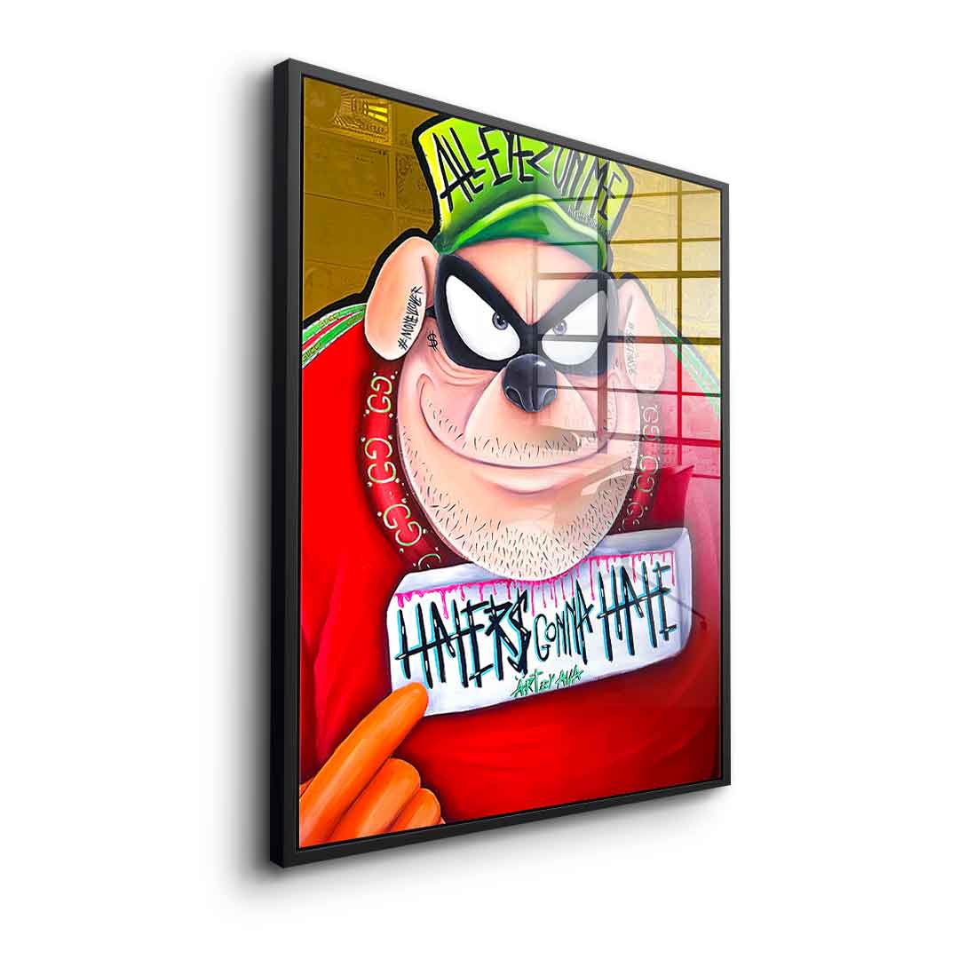 Haters gonna hate - Acrylglas