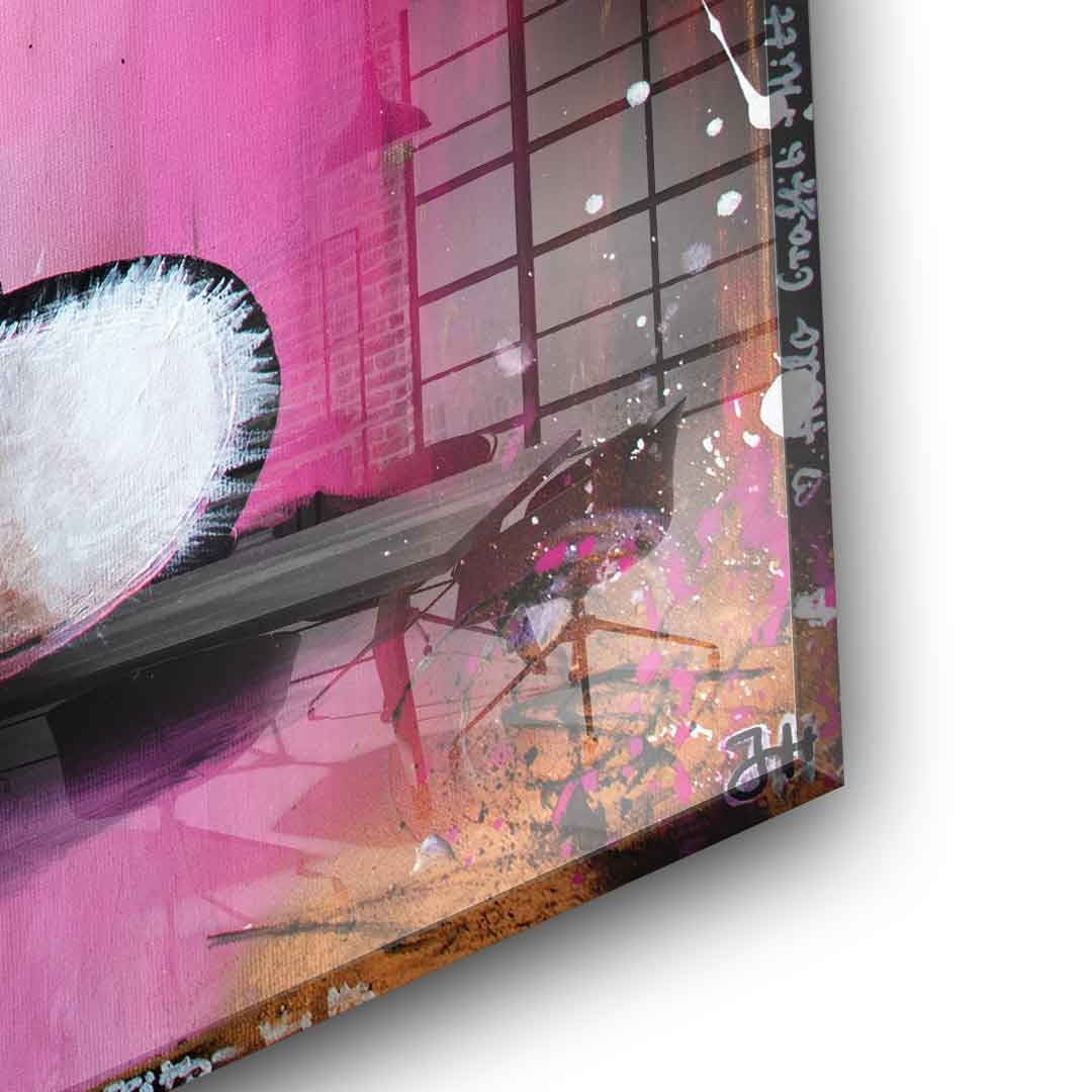 Hello Graffiti Kitty - Acrylic glass