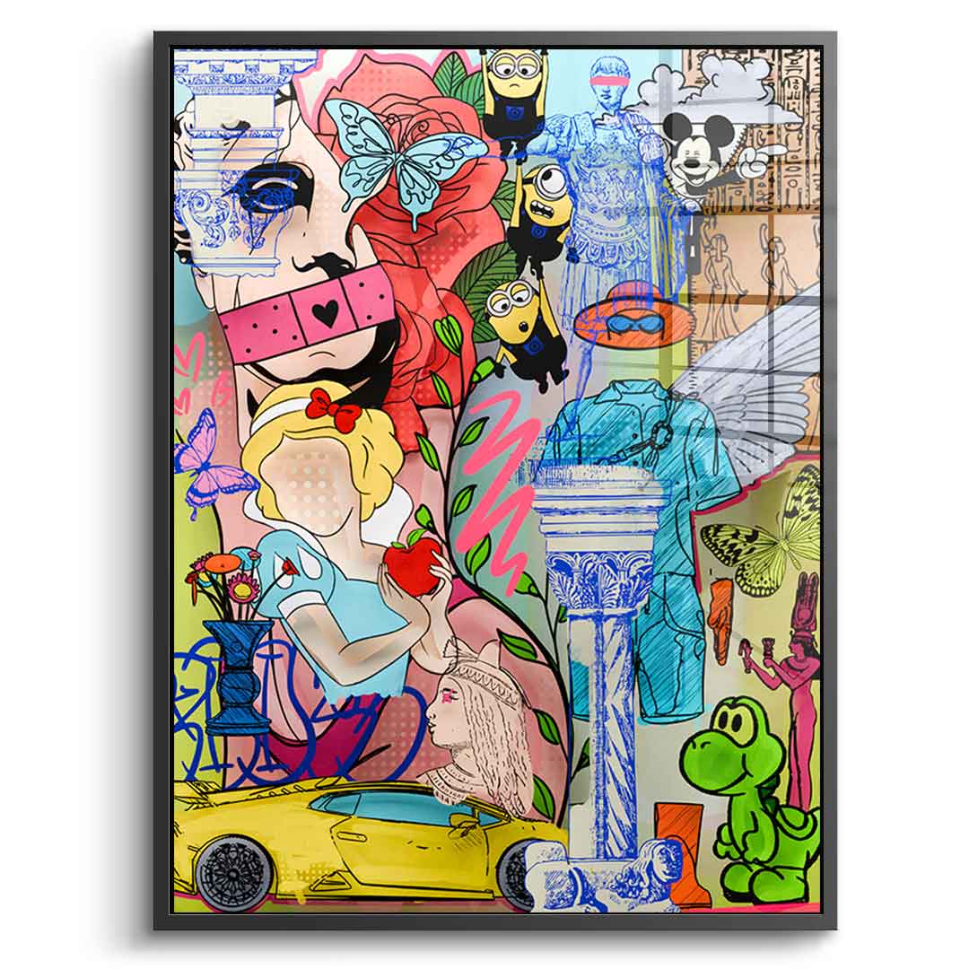Histroy and Hype - Acrylglas