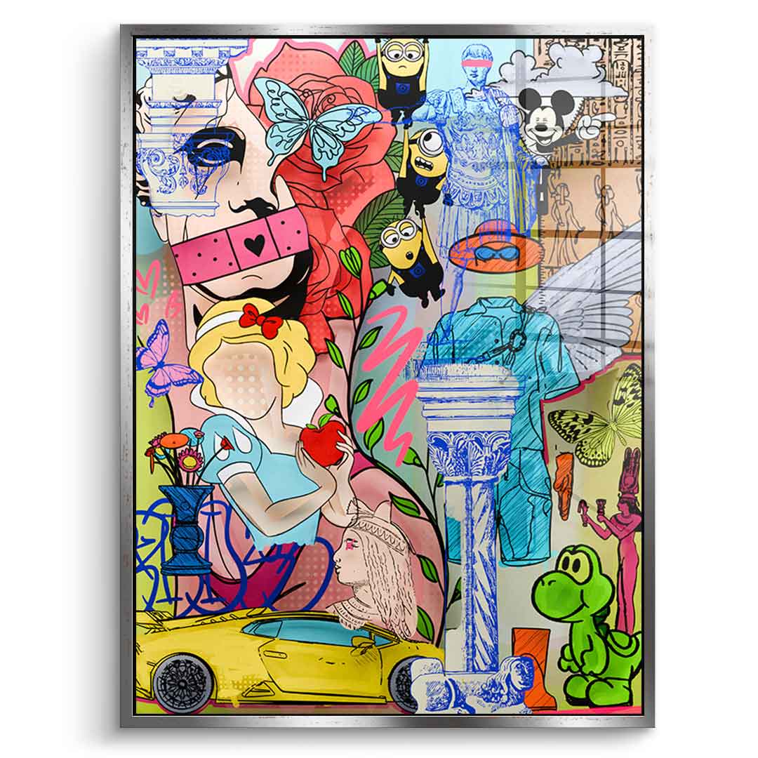 Histroy and Hype - Acrylglas