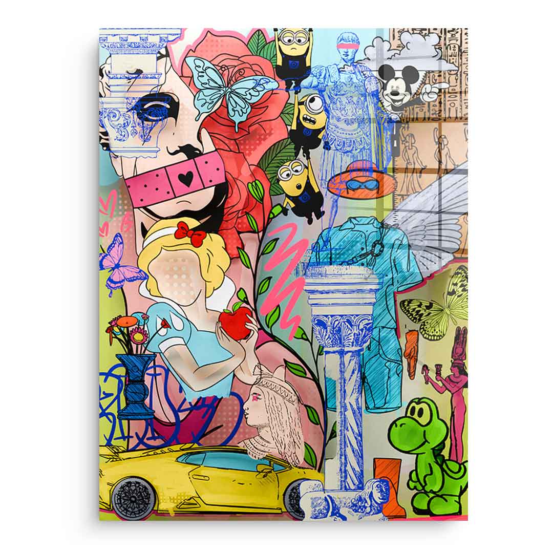 Histroy and Hype - Acrylglas