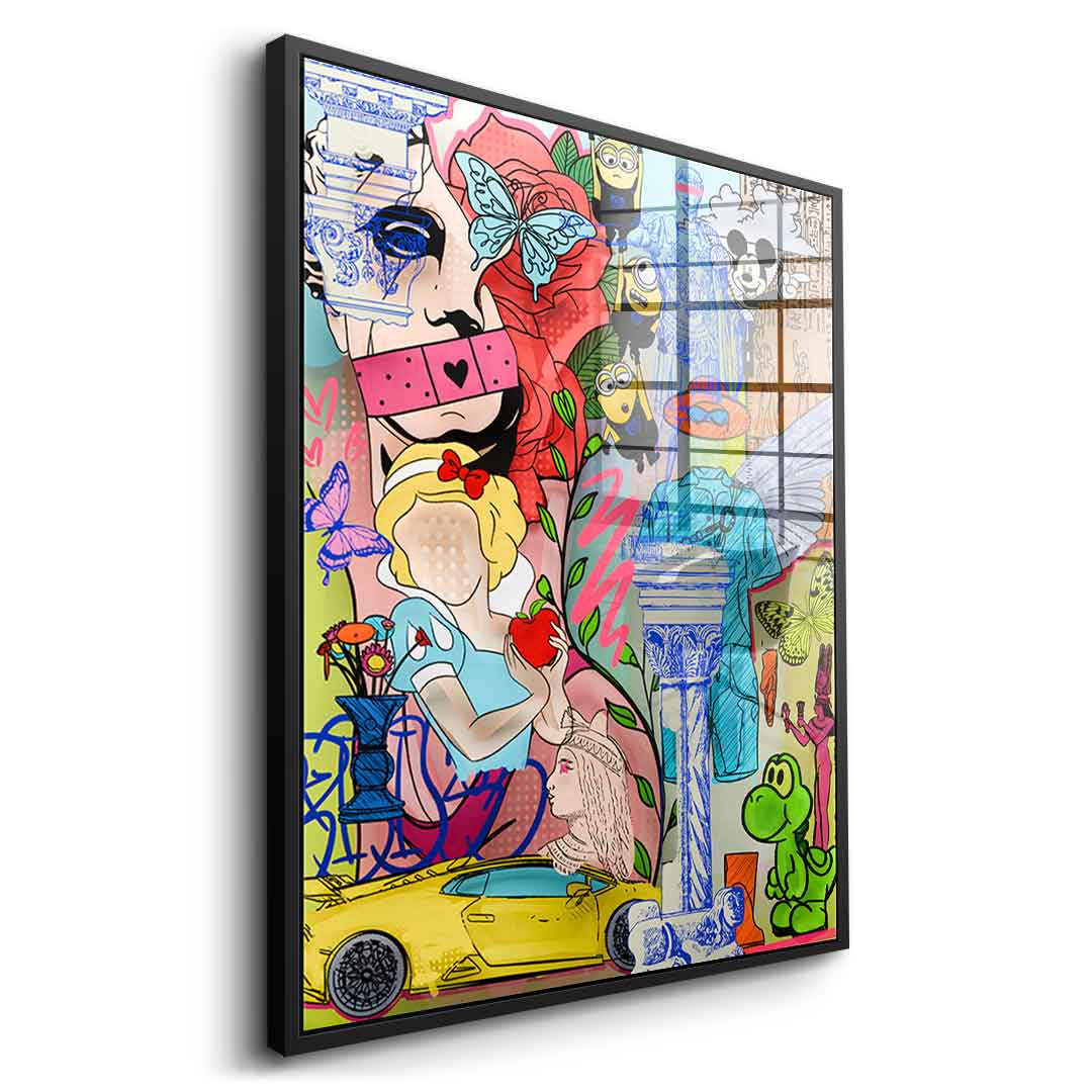Histroy and Hype - Acrylglas