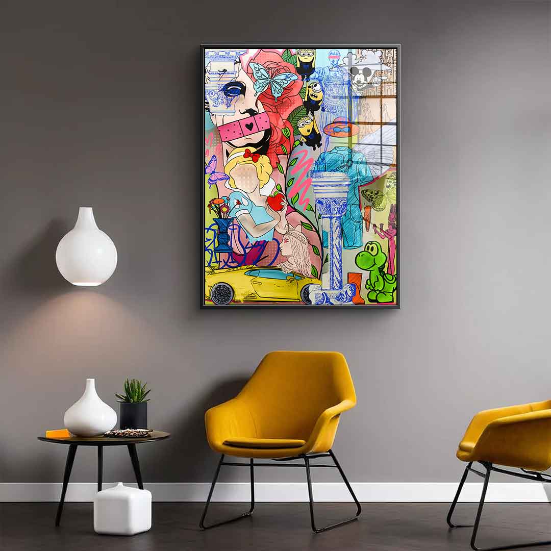 Histroy and Hype - Acrylglas