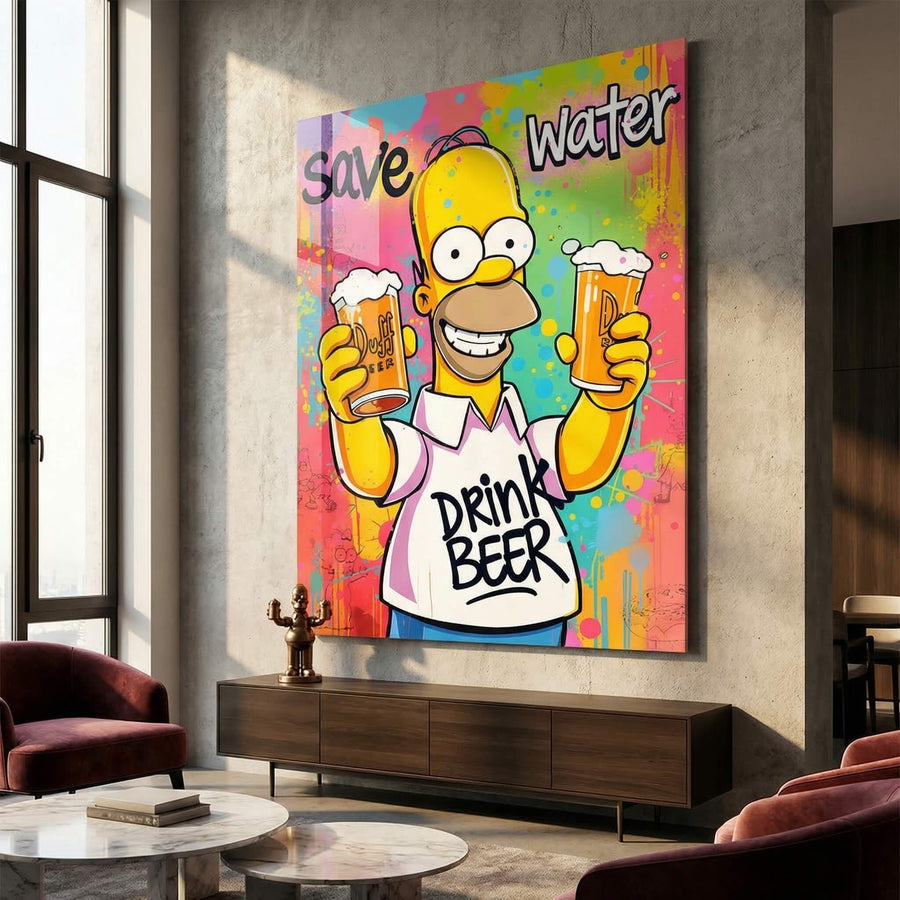 Homer Beer – szkło akrylowe