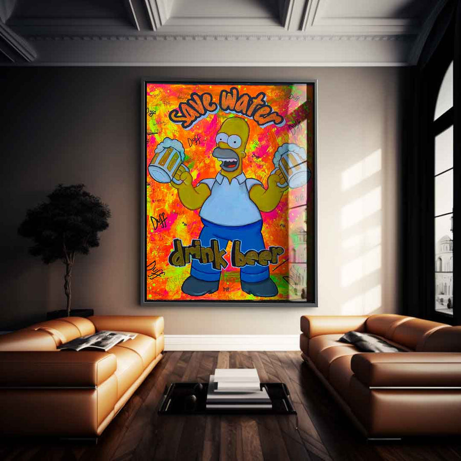 Save Water Drink Beer - Acrylglas