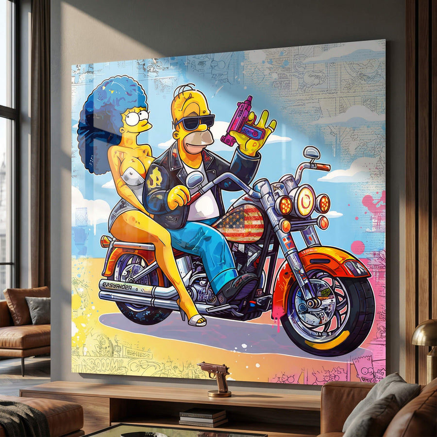 Homer & Marge - Acrylglas