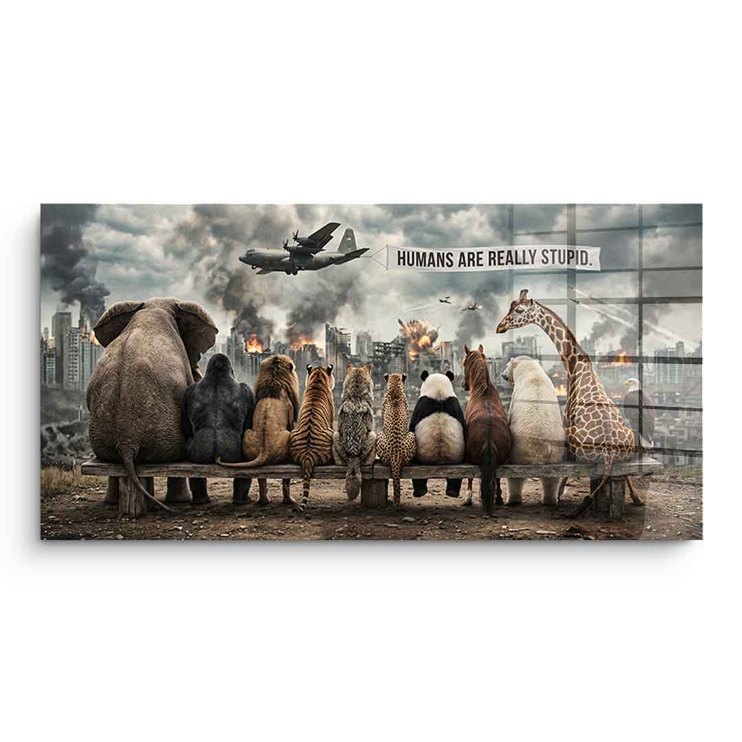 Humans are Really Stupid - Acrylglas
