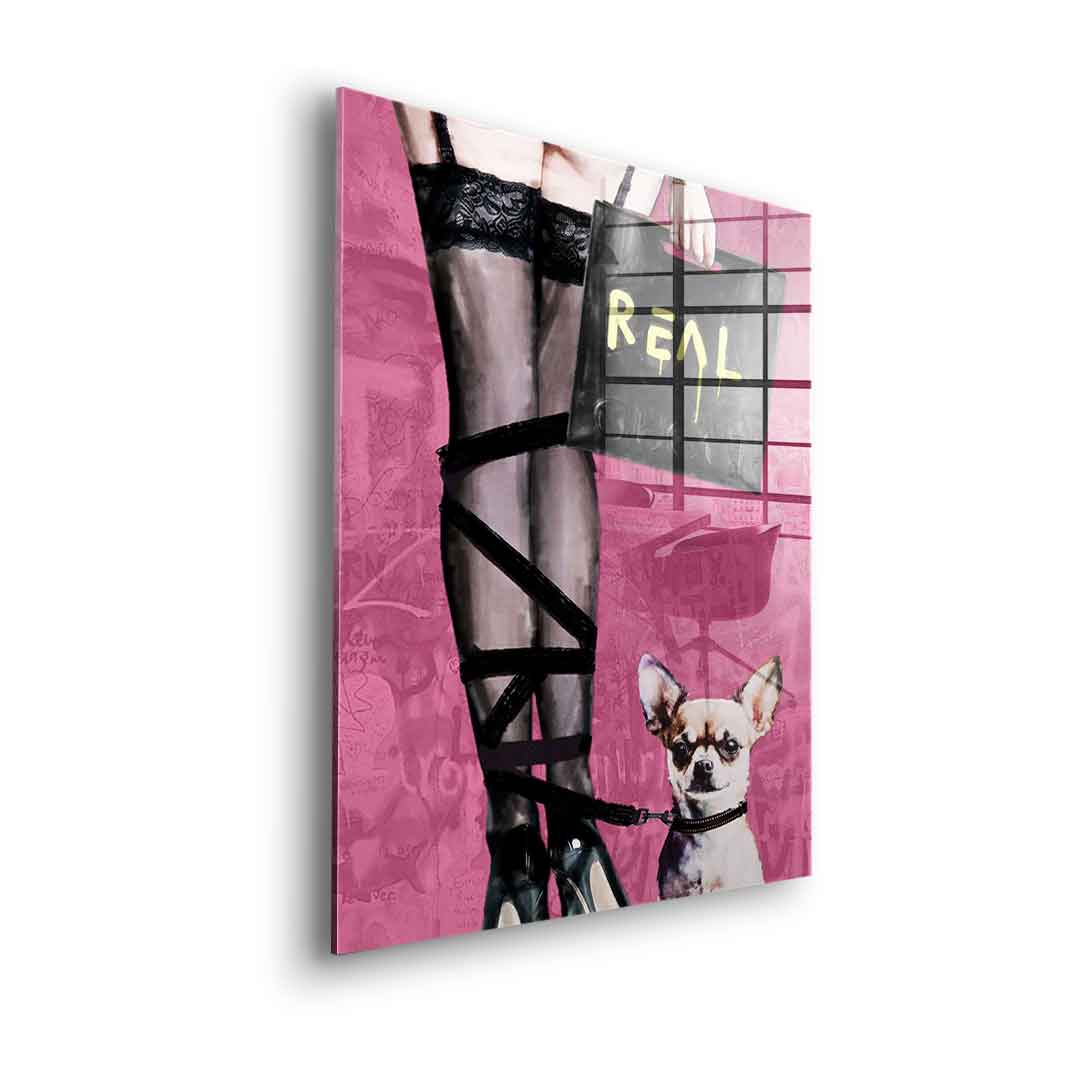 Strappy Stiletto - Acrylic glass