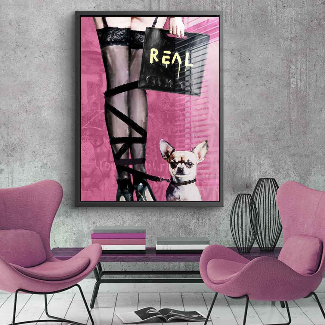 Strappy Stiletto - Acrylic glass