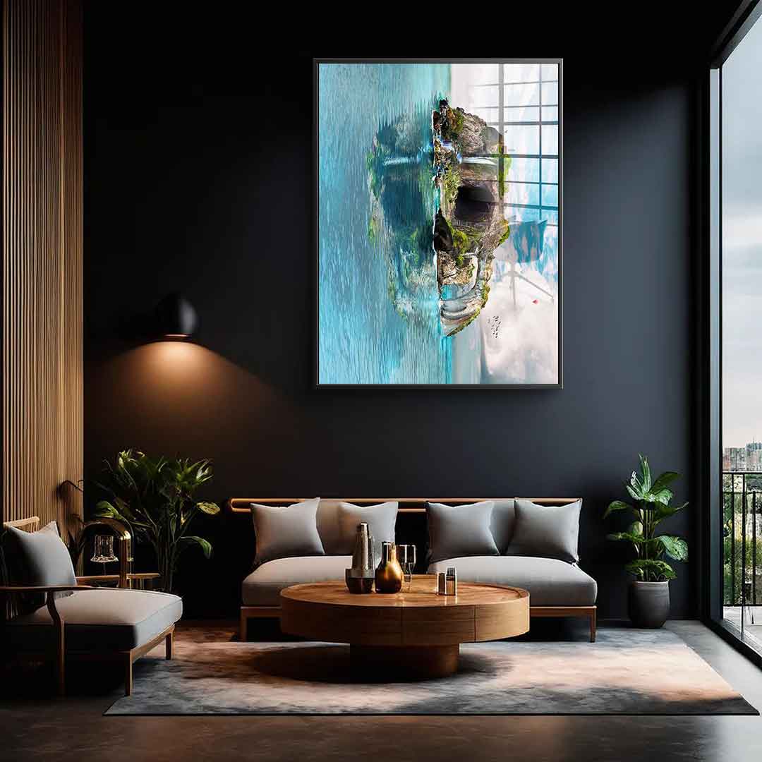 Island Skull - Acrylic glass
