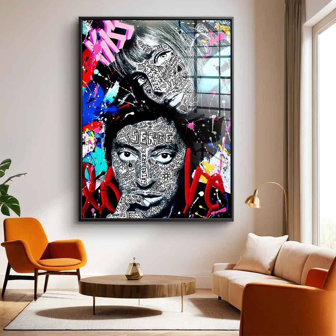SERGE &amp; JANE FOREVER - Acrylic glass