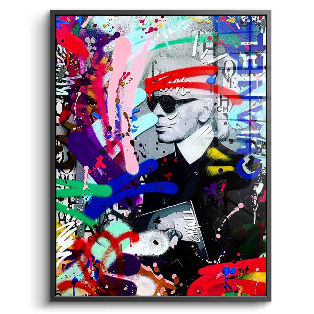 KARL BRAND GRAFFITI - Szkło akrylowe