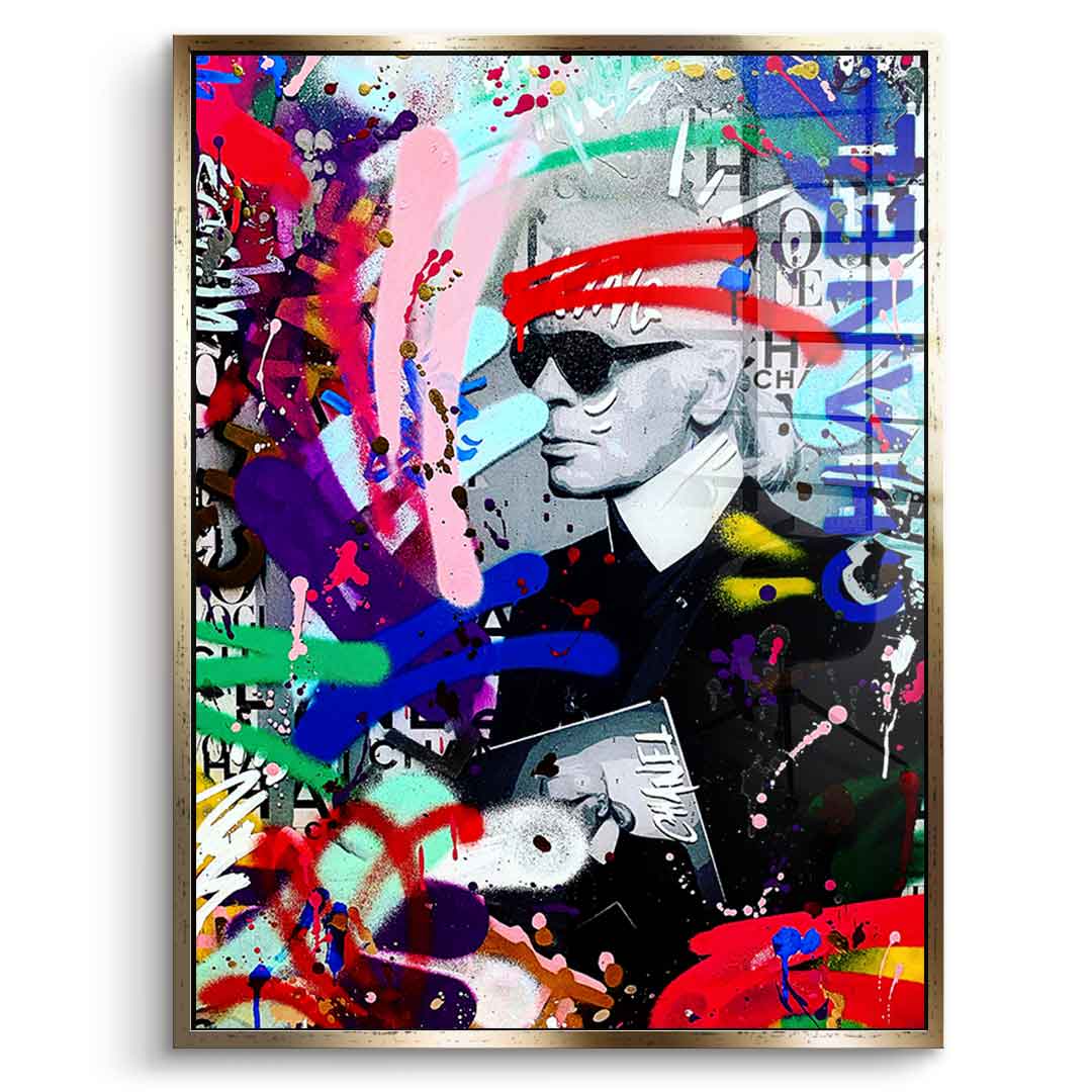 KARL BRAND GRAFFITI - Szkło akrylowe