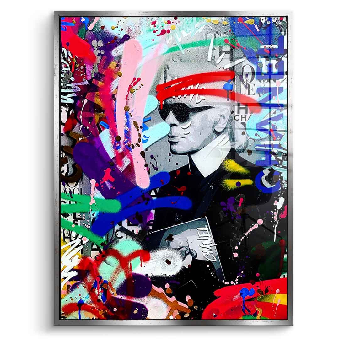 KARL BRAND GRAFFITI - Szkło akrylowe