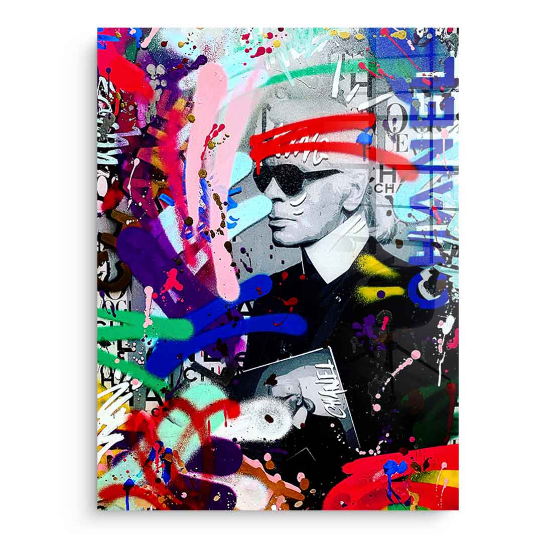 KARL BRAND GRAFFITI - Szkło akrylowe