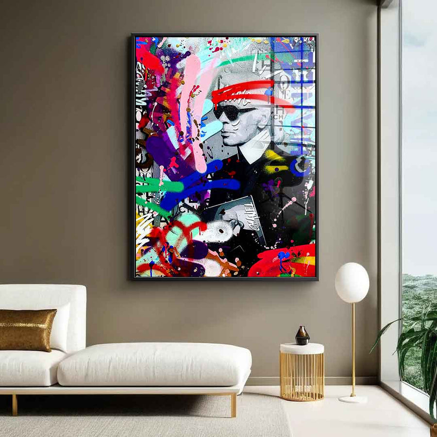 KARL BRAND GRAFFITI - Szkło akrylowe