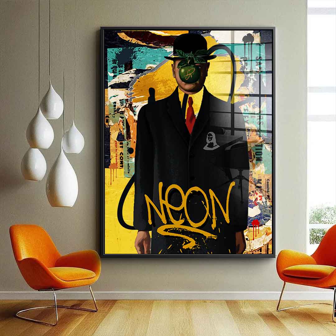 KINETIC 4 - STREETY MAGRITTE - Acrylic glass