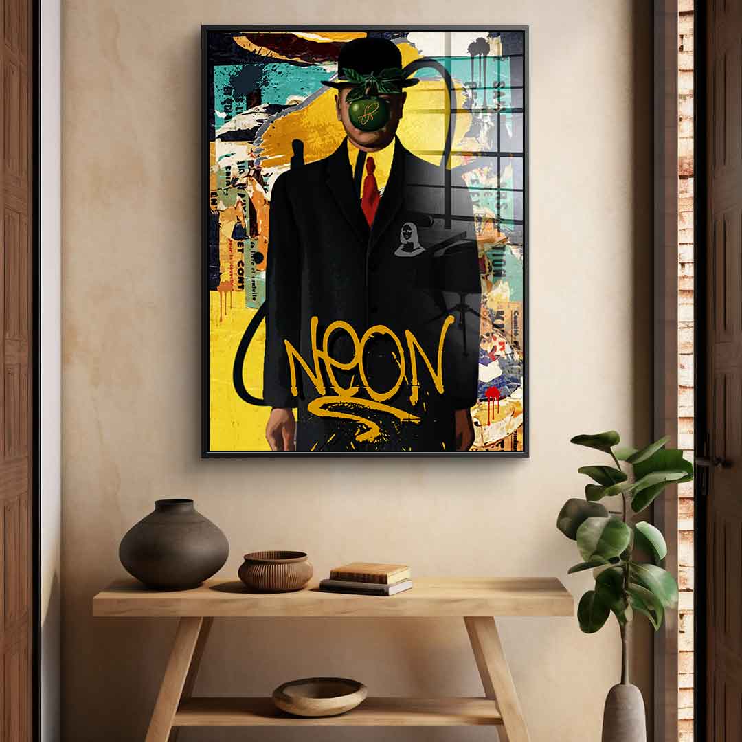 KINETIC 4 - STREETY MAGRITTE - Acrylic glass